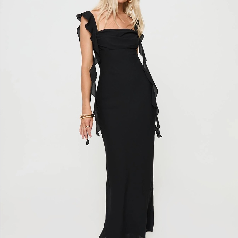 Princess Polly Black Maxi Dress Lanai Maxi Dress Black